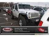 2011 Bright White Jeep Wrangler Unlimited Rubicon 4x4 #75977302