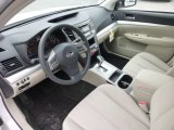 2013 Subaru Legacy 2.5i Ivory Interior
