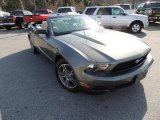 2010 Sterling Grey Metallic Ford Mustang V6 Premium Convertible #75977612