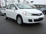 2011 Fresh Powder White Nissan Versa 1.8 S Hatchback #75977366