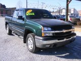 2004 Dark Green Metallic Chevrolet Silverado 1500 Z71 Extended Cab 4x4 #76018333