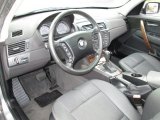 2005 BMW X3 3.0i Black Interior