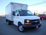 2009 Summit White Chevrolet Express Cutaway 3500 Commercial Moving Van #76018070