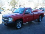 2008 Victory Red Chevrolet Silverado 1500 Work Truck Regular Cab #76018318