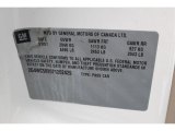 2007 Buick LaCrosse CX Info Tag