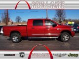 2009 Inferno Red Crystal Pearl Dodge Ram 2500 Laramie Mega Cab 4x4 #76017660