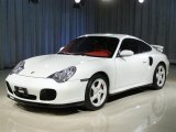 White Porsche 911 in 2001