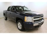 2010 Imperial Blue Metallic Chevrolet Silverado 1500 LT Crew Cab #76018144