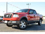 2004 Bright Red Ford F150 FX4 SuperCab 4x4 #76018119
