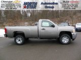 2013 Graystone Metallic Chevrolet Silverado 2500HD Work Truck Regular Cab 4x4 #76017843