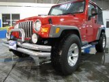2005 Flame Red Jeep Wrangler Sport 4x4 #7595381