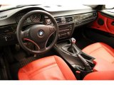 2010 BMW 3 Series 328i xDrive Coupe Coral Red/Black Dakota Leather Interior