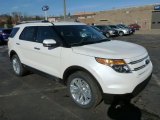 2013 White Platinum Tri-Coat Ford Explorer Limited 4WD #76072036