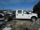 2013 Oxford White Ford F350 Super Duty XL Crew Cab 4x4 Chassis #76071909