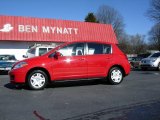 2012 Red Alert Nissan Versa 1.8 S Hatchback #76072562