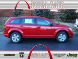 2013 Brilliant Red Tri-Coat Pearl Dodge Journey American Value Package #76071890