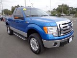 2010 Ford F150 XLT Regular Cab 4x4 Front 3/4 View