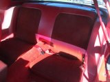 1981 Chevrolet Camaro Berlinetta Rear Seat