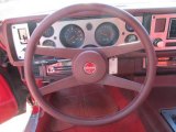 1981 Chevrolet Camaro Berlinetta Steering Wheel
