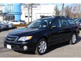 2008 Obsidian Black Pearl Subaru Outback 2.5i Wagon #76072504