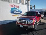 2010 Red Candy Metallic Ford F150 Lariat SuperCrew #76071948