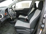 2013 Toyota Yaris L 3 Door Dark Gray Interior
