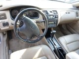 2001 Honda Accord EX V6 Coupe Ivory Interior