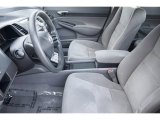2007 Honda Civic LX Sedan Gray Interior
