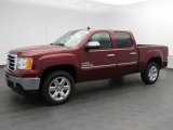 2013 Sonoma Red Metallic GMC Sierra 1500 SLE Crew Cab #76127804