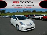 2012 Blizzard White Pearl Toyota Prius v Three Hybrid #76127958