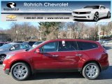 2013 Crystal Red Tintcoat Chevrolet Traverse LT AWD #76127590