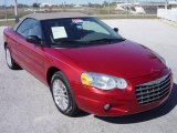 2006 Inferno Red Crystal Pearl Chrysler Sebring Touring Convertible #744573