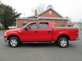 2004 Bright Red Ford F150 XLT SuperCrew 4x4 #76185802