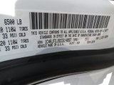 2013 Grand Cherokee Color Code for Bright White - Color Code: PW7
