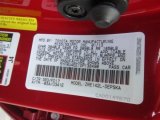 2013 Corolla Color Code for Barcelona Red Metallic - Color Code: 3R3