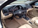 2002 BMW 3 Series 330i Convertible Beige Interior