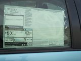 2012 Toyota Prius c Hybrid One Window Sticker
