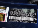 2011 Camry Color Code for Blue Ribbon Metallic - Color Code: 8T5