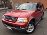 Redfire Metallic Ford Explorer in 2005