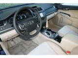 2013 Toyota Camry Hybrid XLE Ivory Interior