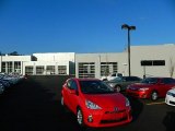 2012 Absolutely Red Toyota Prius c Hybrid Four #76224561