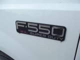 2004 Ford F550 Super Duty XL Regular Cab 4x4 Dump Truck Marks and Logos