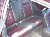 2002 Pontiac Grand Prix GTP Coupe Rear Seat