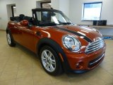 2011 Spice Orange Metallic Mini Cooper Convertible #76224539