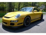 Speed Yellow Porsche 911 in 2007