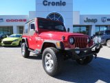 2002 Flame Red Jeep Wrangler X 4x4 #76224160