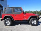 2002 Jeep Wrangler Flame Red
