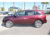 Dark Cherry Pearl Acura MDX in 2013