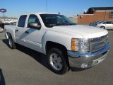 2013 Summit White Chevrolet Silverado 1500 LT Crew Cab 4x4 #76224383