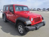 2010 Jeep Wrangler Unlimited Sport 4x4 Right Hand Drive Front 3/4 View